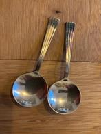 Verzilverde lepeltjes Douwe Egberts model Empire, Huis en Inrichting, Keuken | Servies, Overige materialen, Gebruikt, Overige typen