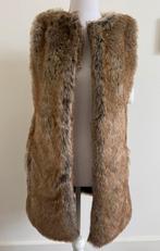 Zara nep bont lange bodywarmer L 38/40, Kleding | Dames, Ophalen of Verzenden, Zo goed als nieuw, Maat 38/40 (M), Zwart