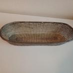 Vintage geweven metalen broodmand, Ophalen of Verzenden, Gebruikt, Rond, Overige materialen