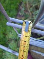 +/- 7 meter Dubbelstaafmat hekwerk 200 Omheining met Palen, Tuin en Terras, Ophalen, Gebruikt, IJzer, Dubbelstaafmat hekwerk