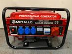 Metallo benzine generator META-8500W aggregaat op voorraad !, Doe-het-zelf en Verbouw, Aggregaten, Benzine, Ophalen of Verzenden