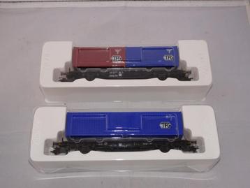 2 x Marklin 4768/4769 TFG containerwagons DB NIEUW (#851) beschikbaar voor biedingen