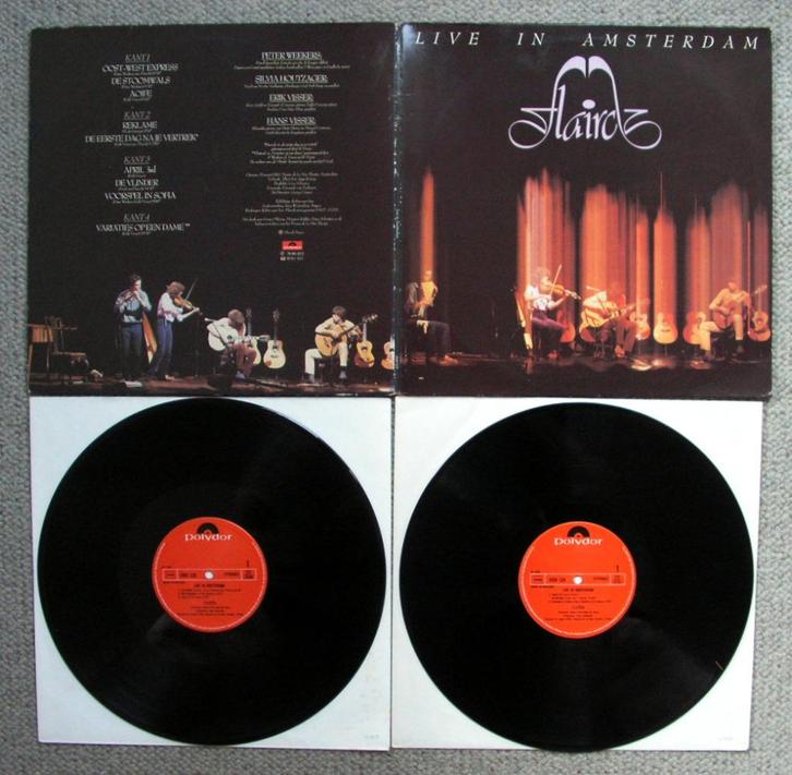 Flairck – Live In Amsterdam 9 nrs 2 LP’s 1980 zeer mooi, Cd's en Dvd's, Vinyl | Pop, Zo goed als nieuw, 1980 tot 2000, 12 inch