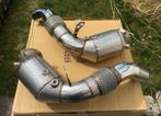 Uitlaat downpipe 200 cells heatshield BMW M5 F10 / F11 4.4L, Ophalen of Verzenden