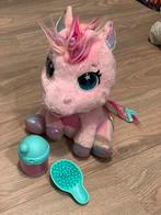 Schattige interactieve baby eenhoorn unicorn knuffel, Ophalen of Verzenden, Zo goed als nieuw