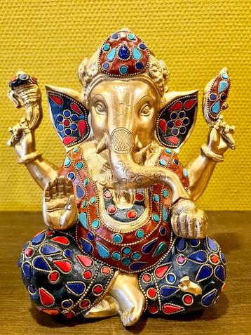 GANESHA BEELD STONEWORK 22 CM beschikbaar voor biedingen