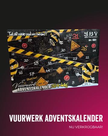 Vuurwerk Adventkalender [Uniek Sintcadeau!] beschikbaar voor biedingen