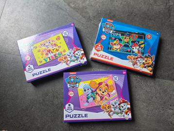 Puzzels Paw Patrol Nicelodeon  3 stuks nieuw beschikbaar voor biedingen