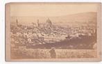 CDV van een Historisch Panorama van Florence Italië, Verzamelen, Foto's en Prenten, Gebruikt, Verzenden, Foto, Buitenland