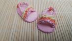Poppenkleertjes Handgemaakte  IBIZA  OPEN  POPPENSCHOENTJES, Ophalen of Verzenden, Nieuw, Babypop