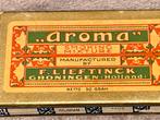 Oude Aroma Tabaksdoos F. Lieftinck Groningen (MPV), Verzamelen, Ophalen of Verzenden, Gebruikt, Tabaksdoos of Verpakking