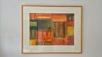 Ton Verstraten "Tempelfragment II", 100x80cm, gem.technieken, Ophalen
