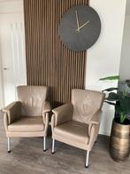 Montèl fauteuils, Huis en Inrichting, Fauteuils, Ophalen, Minder dan 75 cm, Leer, Zo goed als nieuw