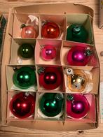 Vintage glazen kerstballen, Ophalen of Verzenden