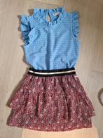 Retour set rokje met shirt maat 140/146, Kinderen en Baby's, Kinderkleding | Maat 146, Ophalen of Verzenden, Zo goed als nieuw