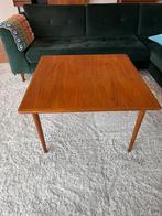 original mid-century coffee table salontafel 80x80cm, Ophalen, Gebruikt, 50 tot 100 cm, 50 tot 100 cm