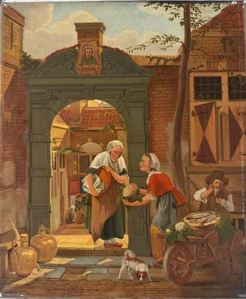 De markt verkoopster beschikbaar voor biedingen