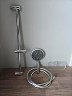 Doucheset stang, bevestiging, slang, zeeprekje en douchekop, Ophalen of Verzenden, Zo goed als nieuw, Rvs, Douche