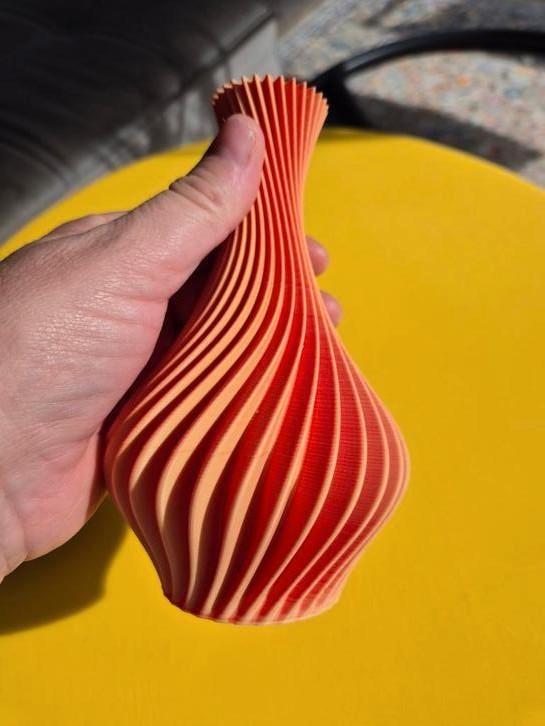 Spiraal vaasjes 3d print, waterproof, Huis en Inrichting, Woonaccessoires | Vazen, Nieuw, Overige kleuren, Minder dan 50 cm, Glas