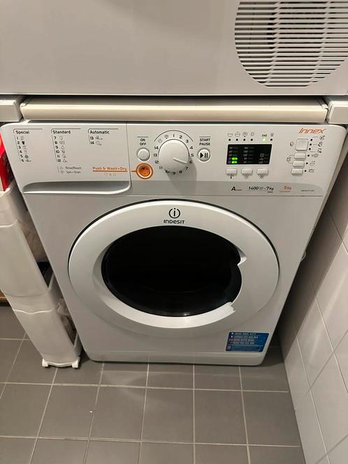 Indesit Wasdroogcombinatie - Defecte Pomp, Witgoed en Apparatuur, Wasmachines, Gebruikt, Voorlader, 4 tot 6 kg, Minder dan 85 cm