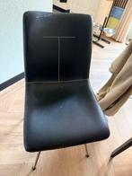 6 Eetkamerstoelen - Wit & Zwart, Huis en Inrichting, Stoelen, Ophalen, Gebruikt, Zwart, Leer