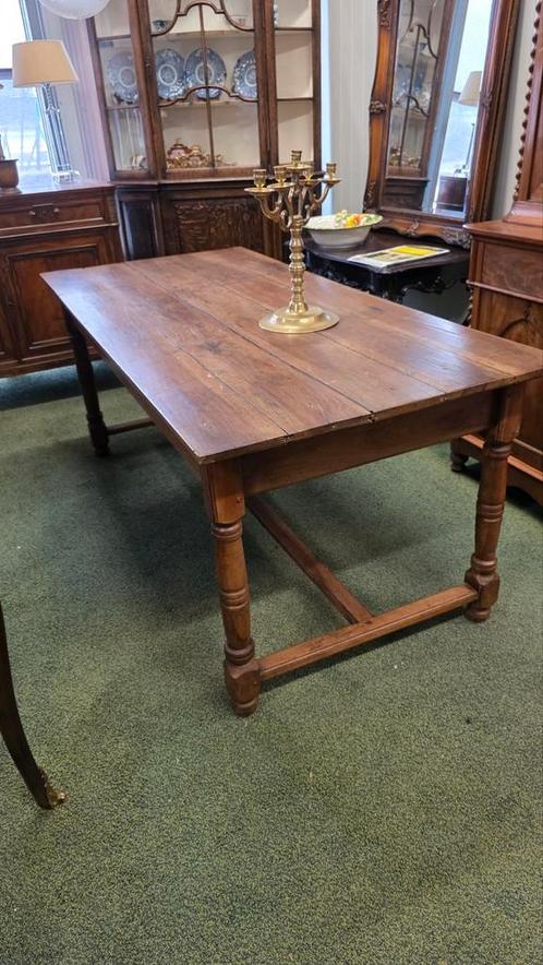 Antieke Kersenhouten Franse boeren tafel, Antiek en Kunst, Antiek | Meubels | Tafels, Ophalen