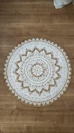 Jute mandala kleed 90cm, Ophalen of Verzenden, Nieuw, Rond, 50 tot 100 cm