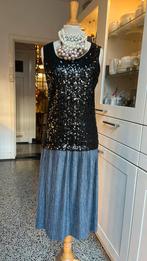 Grijze mêlee smalle plooienrok in mt 36 nieuwstaat, Overige typen, Nieuw, Ophalen of Verzenden, Monki