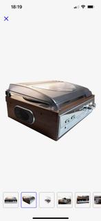 Platenspeler De Soundmaster PL186H, Ophalen, Zo goed als nieuw, LED