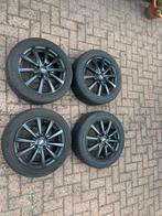 195/55R16 velgen + allseason banden set van 4, Auto-onderdelen, Ophalen, 16 inch, All Season, Band(en)