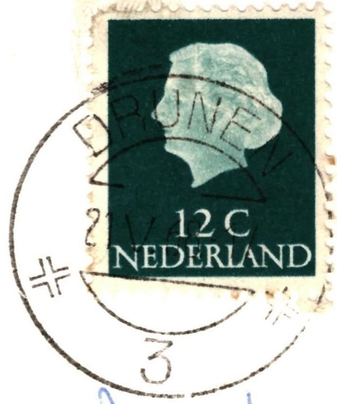 991186	Drunen	1968 N Br	Bungalow De Klinkaert	Gelopen met, Ophalen of Verzenden, 1960 tot 1980, Gelopen, Noord-Brabant