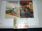 Fleischmann HO Treinfolders ong, 2 kg zie foto,s, Gebruikt, Gelijkstroom, Fleischmann, Boek, Tijdschrift of Catalogus