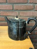 Mooie walker en hall verzilverde theepot, Antiek en Kunst, Antiek | Emaille, Ophalen of Verzenden