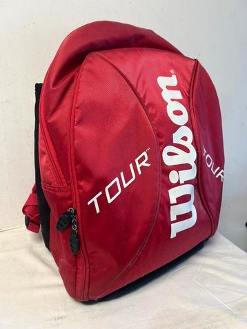 Te Koop : Wilson Tour Rugzak Sporttas Tennis Rugzak Rood beschikbaar voor biedingen
