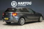 BMW 1-serie 116d High Executive AUT. + SPORTSTOELEN / LEDER, Auto's, BMW, Euro 5, Zwart, 4 cilinders, Leder