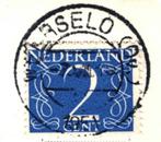 978819 Weerselo Ov Achterzijde Stifthuis 1951 Gelopen met, Ophalen of Verzenden, 1940 tot 1960, Gelopen, Overijssel