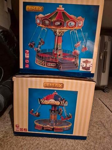 Twee zeer mooie nieuwe lemax kermis attracties  beschikbaar voor biedingen