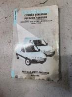 Vraagbaak Citroën berlingo, peugeot partner 1996-1998, Ophalen of Verzenden