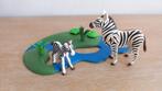 playmobil zebra met jong bij waterplas, Complete set, Ophalen of Verzenden, Zo goed als nieuw