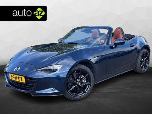 Mazda MX-5 2.0 SkyActiv-G 184 Sportive | Camera | Leder | Bo, Auto's, Mazda, Bedrijf, Te koop, MX-5, ABS, Achteruitrijcamera, Airbags