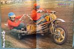 Poster 1973 Zijspan Cross Rikus Lubbers Bart Notten, Verzamelen, Verzenden, Zo goed als nieuw, Motoren