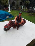 14232) mooi beeld oude motor   50x35cm, Ophalen of Verzenden, Zo goed als nieuw