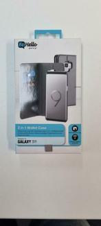Zwarte 2 in 1 Wallet Case voor de Samsung Galaxy S9, Nieuw, Overige modellen, Frontje of Cover, Ophalen of Verzenden
