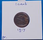 1 cent 1917 - Wilhelmina, Postzegels en Munten, Munten | Nederland, Verzenden, Koningin Wilhelmina, 1 cent, Losse munt