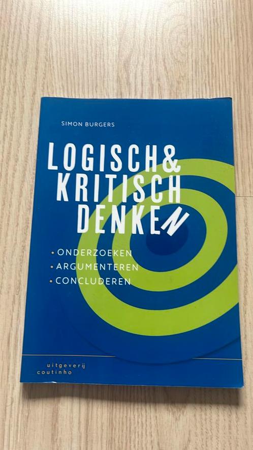Simon Burgers - Logisch en kritisch denken, Boeken, Wetenschap, Zo goed als nieuw, Ophalen of Verzenden