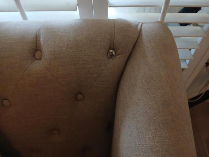 Loveseat riviera maison, Huis en Inrichting, Banken | Voetenbanken en Poefen, Zo goed als nieuw, 75 tot 100 cm, 75 tot 100 cm