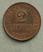 Portugal, 2 centavos 1920, Ophalen of Verzenden, Overige landen, Losse munt