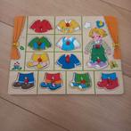 Houten Puzzel aankleed puzzel, Ophalen of Verzenden, 10 tot 50 stukjes, Zo goed als nieuw, Van hout