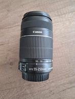 Canon EFS 55-250, Audio, Tv en Foto, Fotografie | Lenzen en Objectieven, Ophalen, Zo goed als nieuw