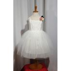 Nieuw ! Mt. 98 Witte Prinsessen Bruidsmeisje Jurk Witte Tule, Kinderen en Baby's, Kinderkleding | Maat 98, Ophalen of Verzenden